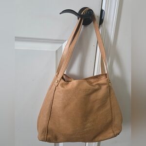 American Leather Co Tan Shoulder Bag